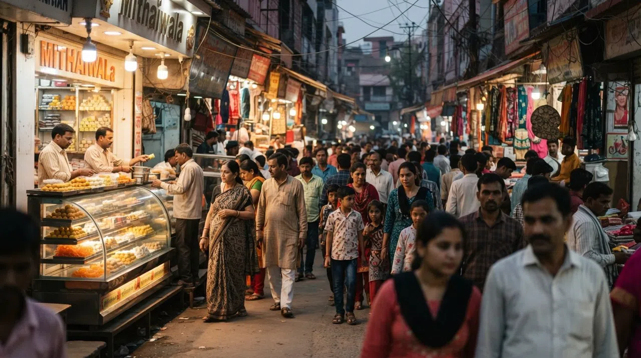Cantonment (Sadar Bazar), Agra: donde la ciudad realmente come, compra y se toma las cosas con calma